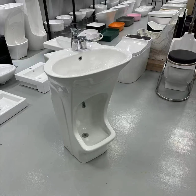Chaozhou Factory Wholesales HOT Floor Mounted Muslim Wudu Ceramic Washing Sink Wash Basin image 4