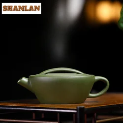 160ML Classic Yixing Purple Clay Teapot Handmade Pot Raw Ore Green Mud Tea Brewing Kettle with Infuser Zisha Teaset Teaware Gift