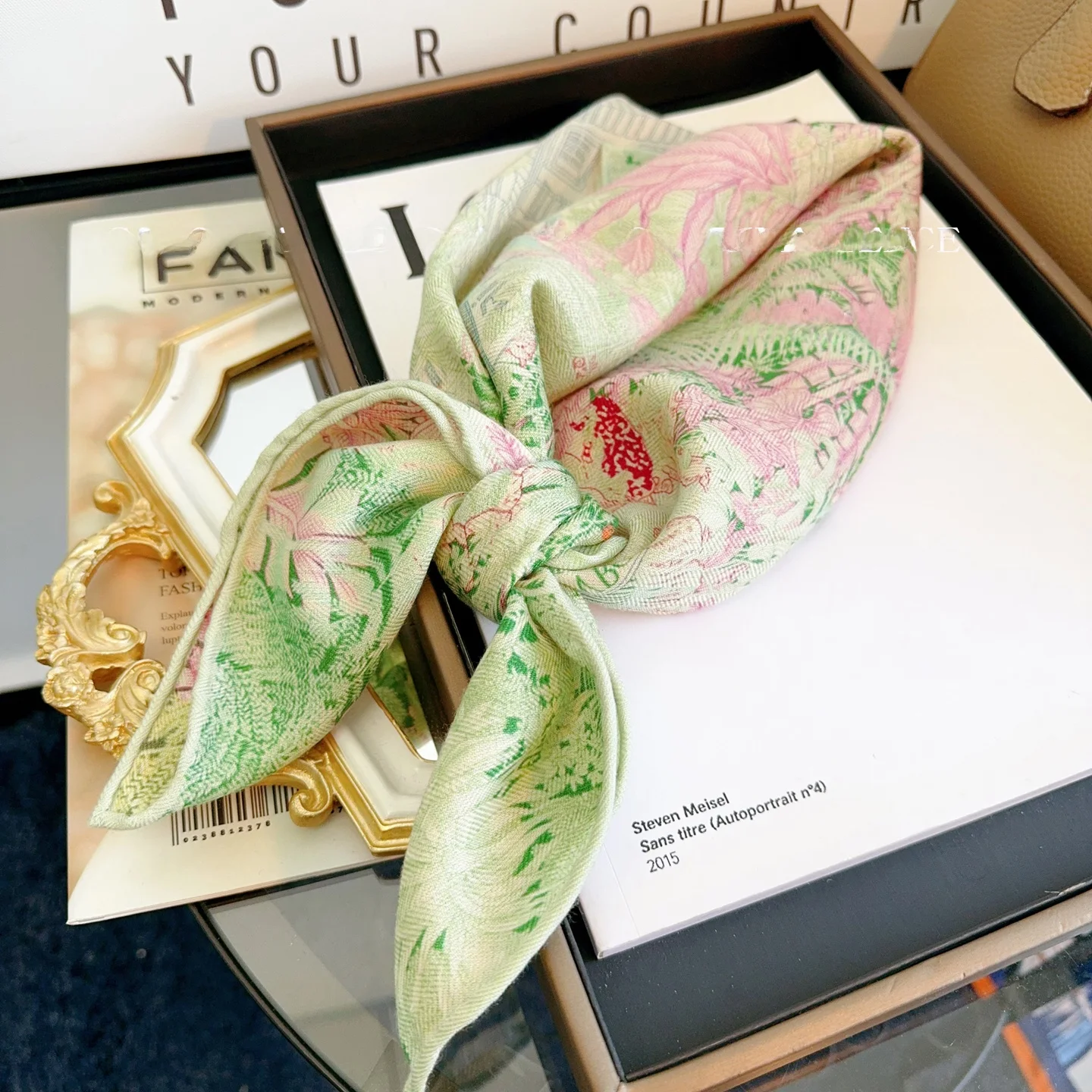 e-pink-jungle-silk-wool-tweed-scarf-square-versatile-high-end-feel-ne-warmer-spring-autumn-ential-chinese-sle