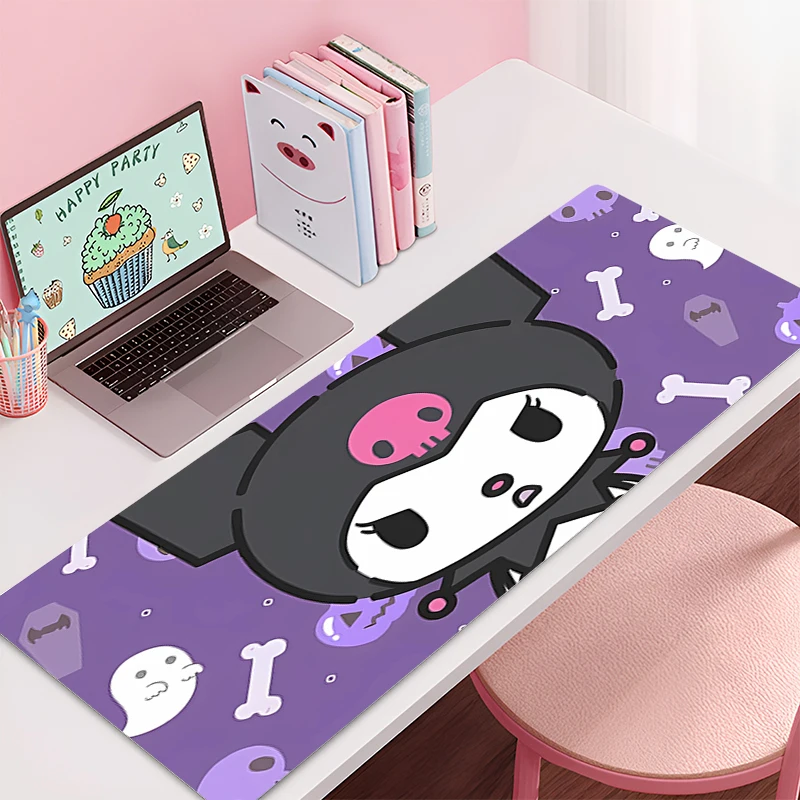 Grande Personalizado Gaming Mouse Pad, Tapete De Mesa, Teclado Do Jogo, Sanrio Coaster, Decoração Da Casa, Kawaii Estilo Menina, Kulomi Escritório