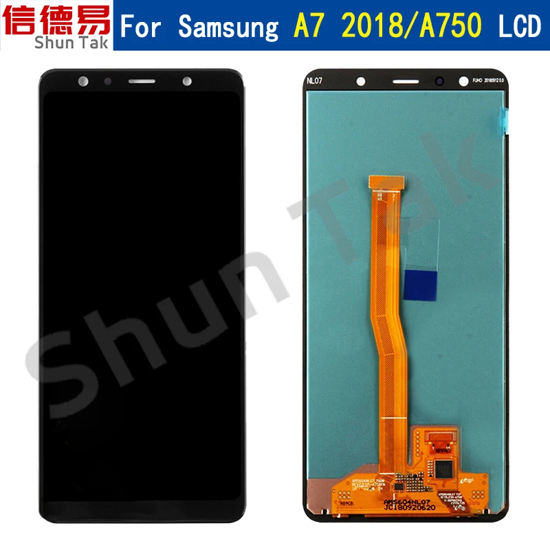 

incell Quality For Samsung Galaxy A7 2018 A750 SM-A750F LCD Display with Touch Screen Digitizer Assembly For Samsung A750 LCD