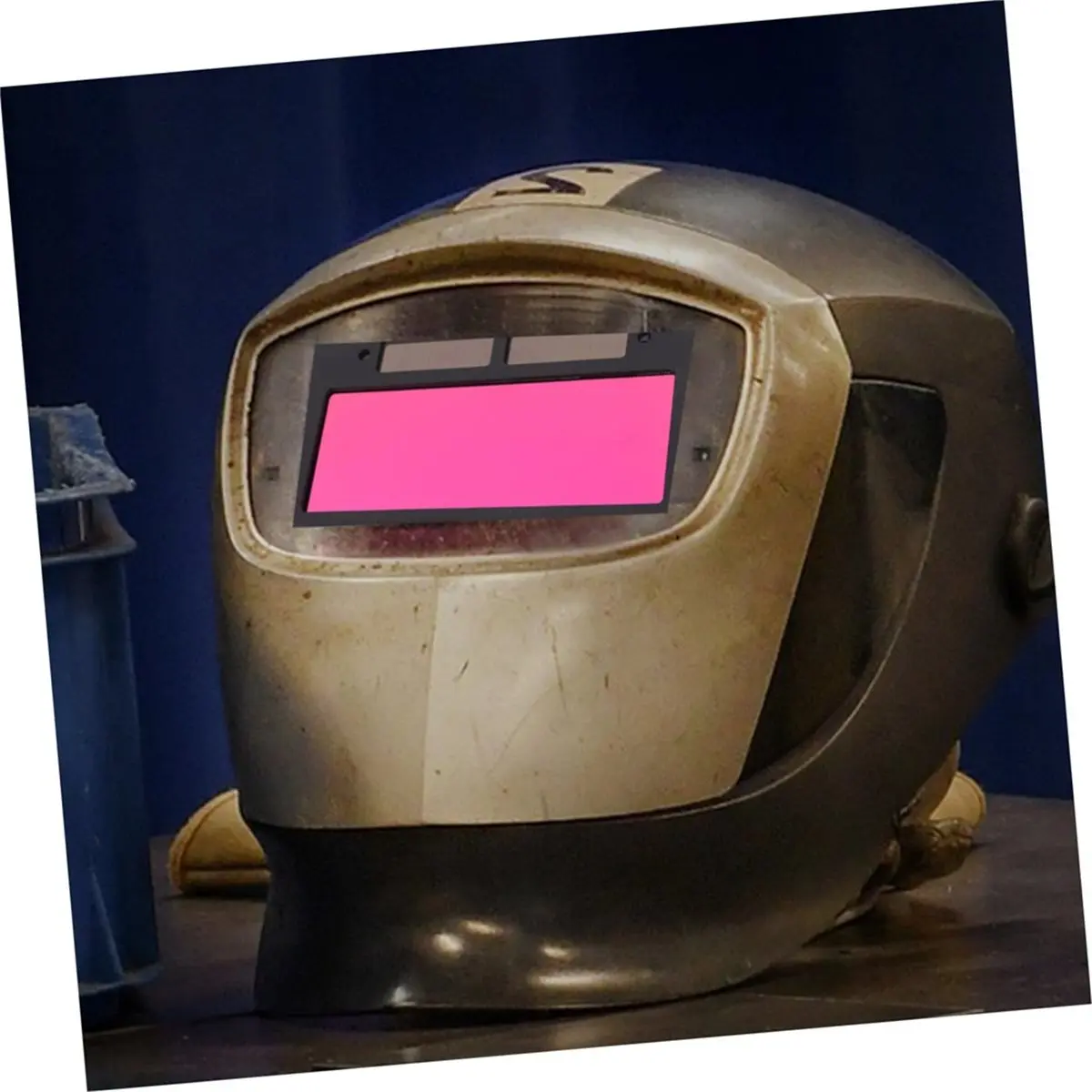 Filtro plástico de substituição de lente de soldagem com escurecimento automático alimentado para capacete, óculos, máscara, resposta, soldadores diy