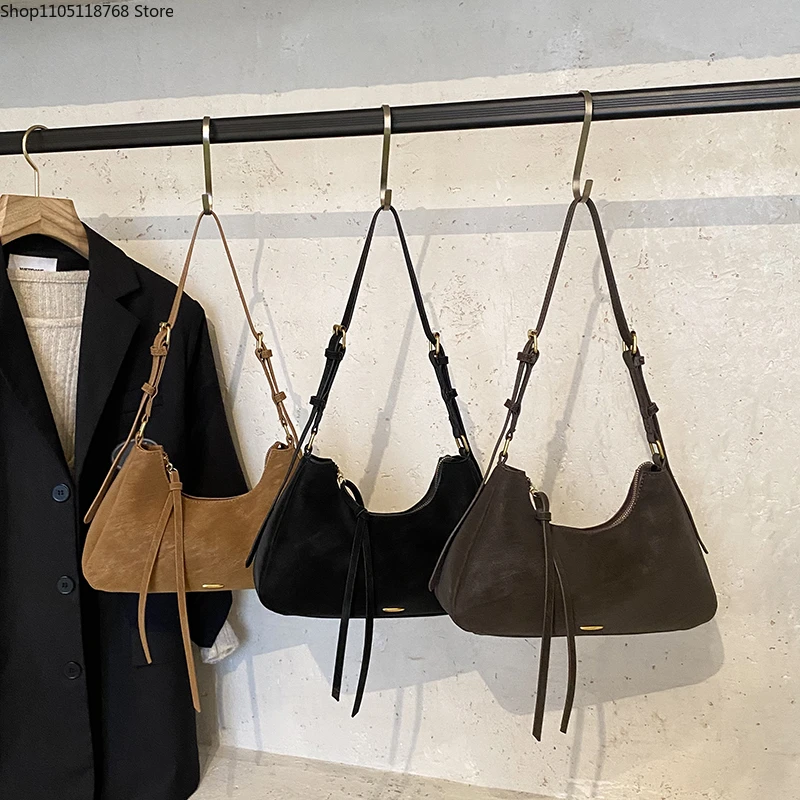 

Solid Pu Zipper Large Capacity Sense of Luxury Handbags Stylish Design Square Shoulder Bags for Women