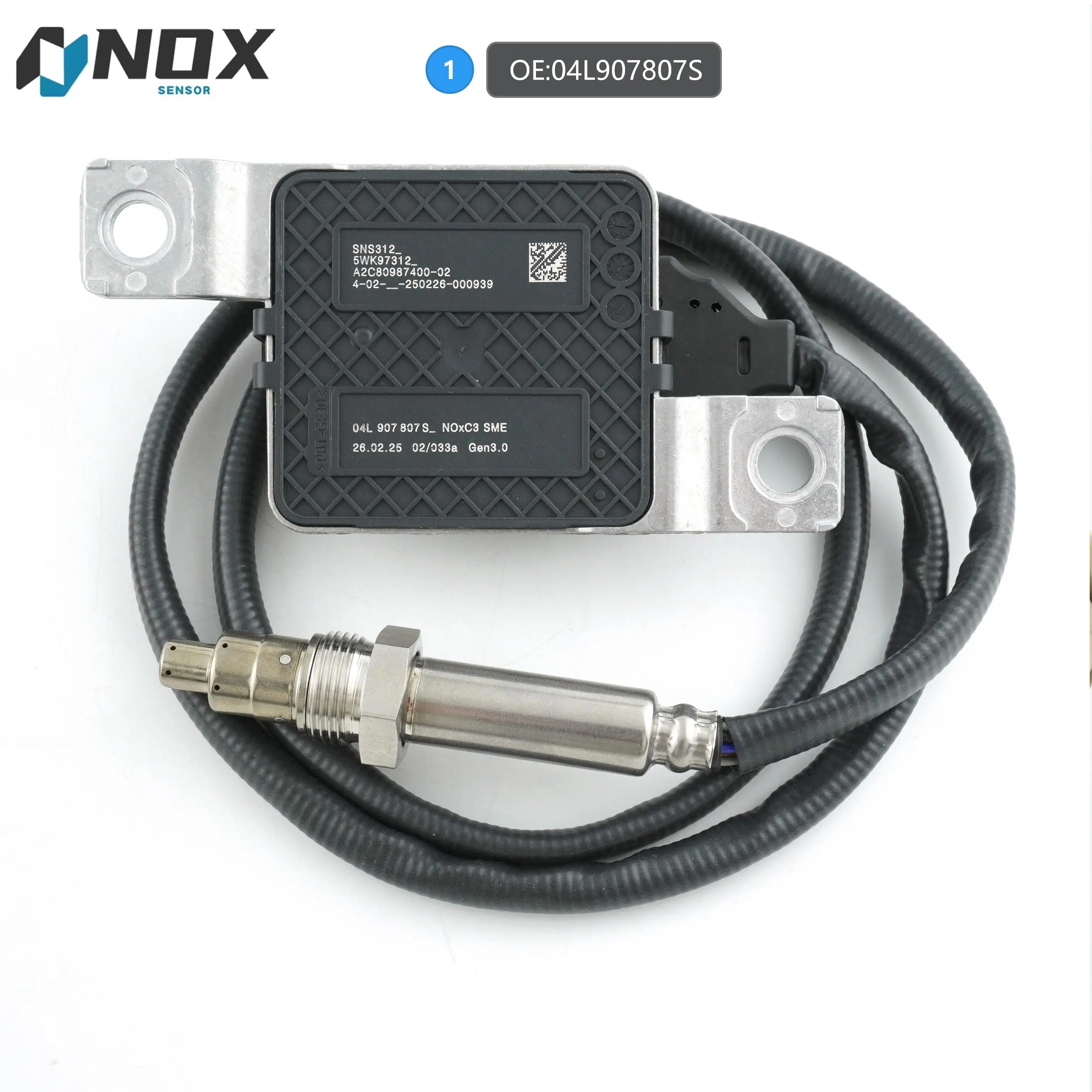 

Совершенно новый оригинальный датчик оксида азота (NOx) 04L907807S, 5WK97312, высокого качества