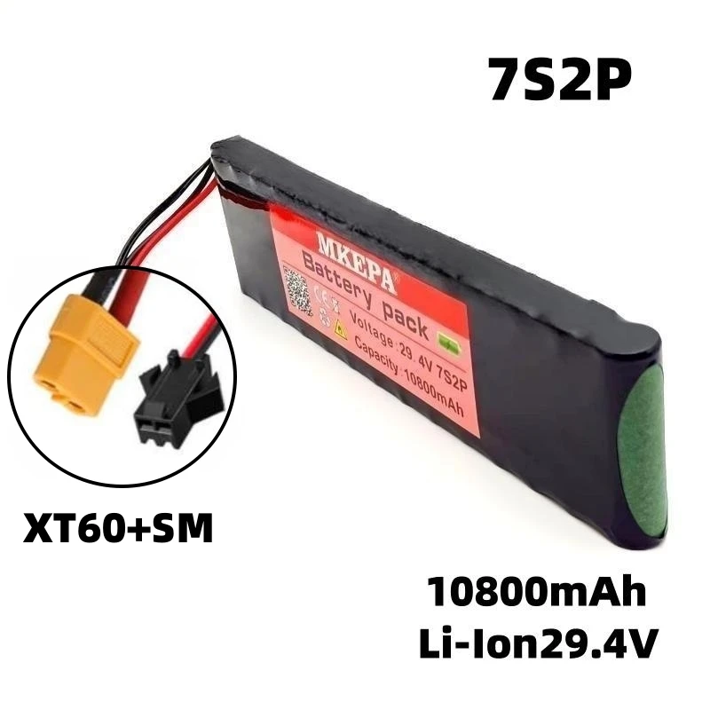 7s2p 29.4V 10.8ah 18650 Battery Lithium Ion Battery 29.4V 10800Mah Electric Bicycle Scooter/Lithium Ion Battery Electric Scooter