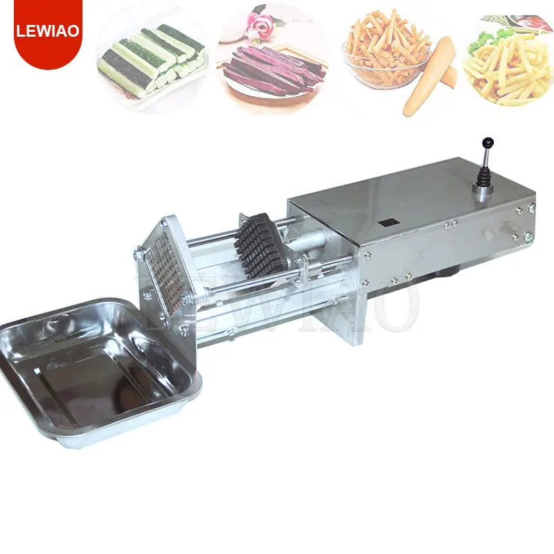 آلة البطاطس المقلية التجارية آلة تقطيع البطاطس المنزلية آلة قطع البطاطس المقلية