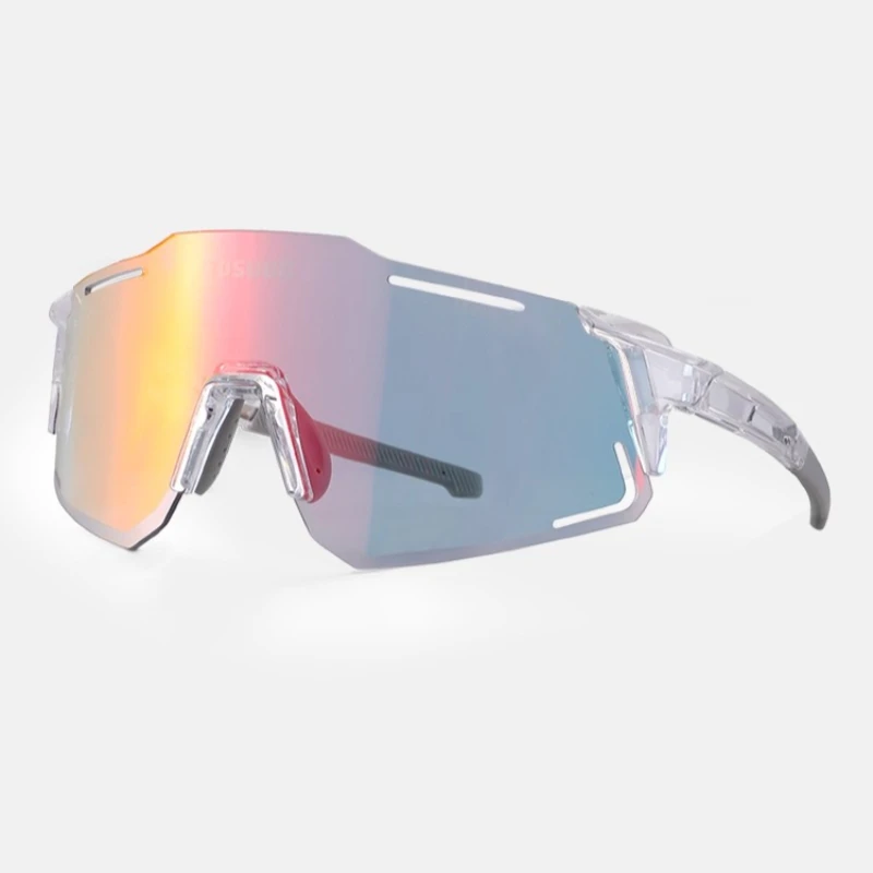 

1pc Cycling Color Changing Glasses Photosensitive Dazzling Lenses UV Resistant Goggles Cycling Equipment