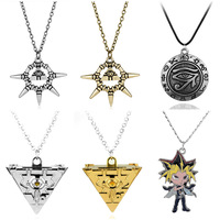 yu gi oh Necklace Millennium Puzzle Pendant Necklace Eye of Horus Windmill Jewelry Necklaces Gift
