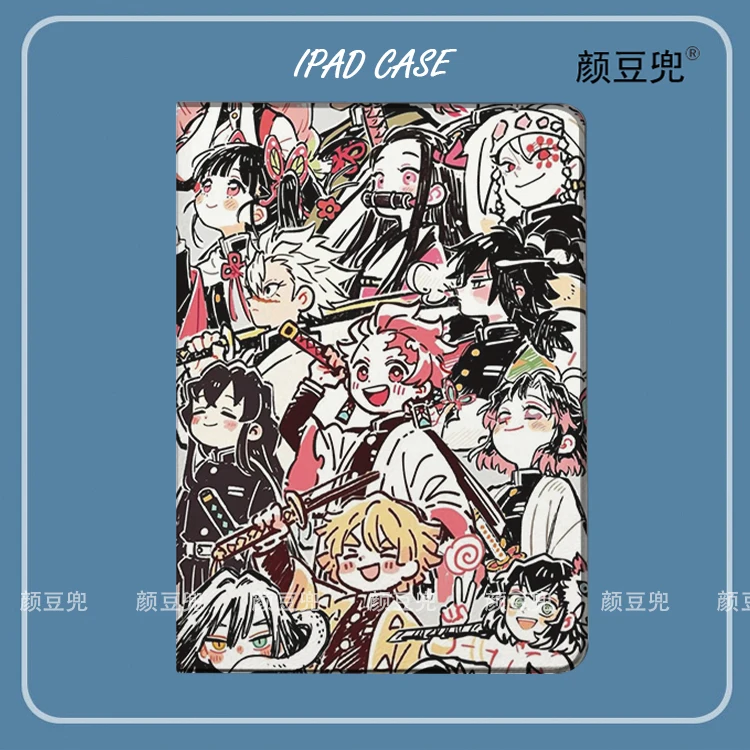 

Kamado Tanjirou Anime Agatsuma For iPad Air 45 Mini 5 6 Case Luxury Silicone For Pro 12.9 11 For iPad 10th Protective Air 13