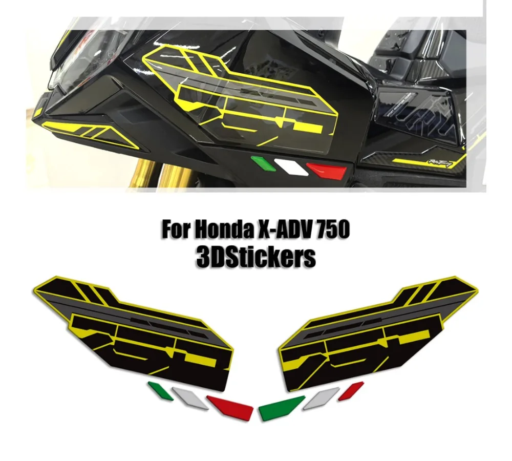 

X-ADV XADV FIT Honda X ADV 750 Adventure Protector 3D наклейки наклейки корпус крыла обтекатель цевье лобовое стекло 2025
