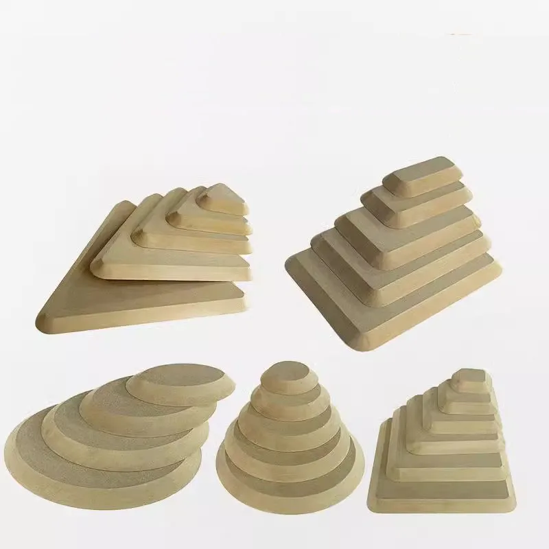 Pottery Press Mold for Clay, MDF Ceramic Slab Template for Geometric Patterns, Reusable Stamp Mold for Pottery Making