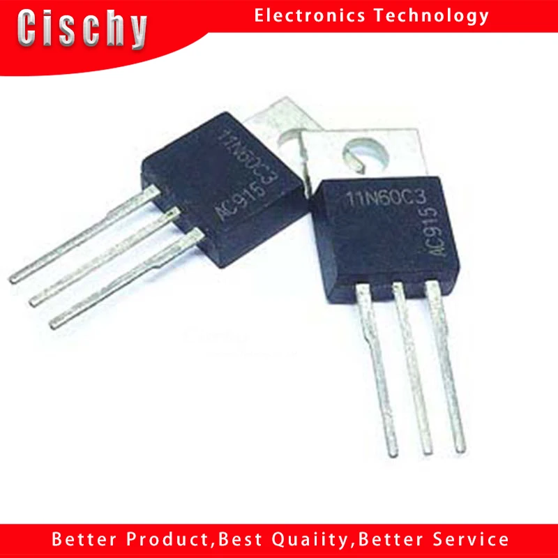 10pcs/lot SPP11N60C3 11N60C3