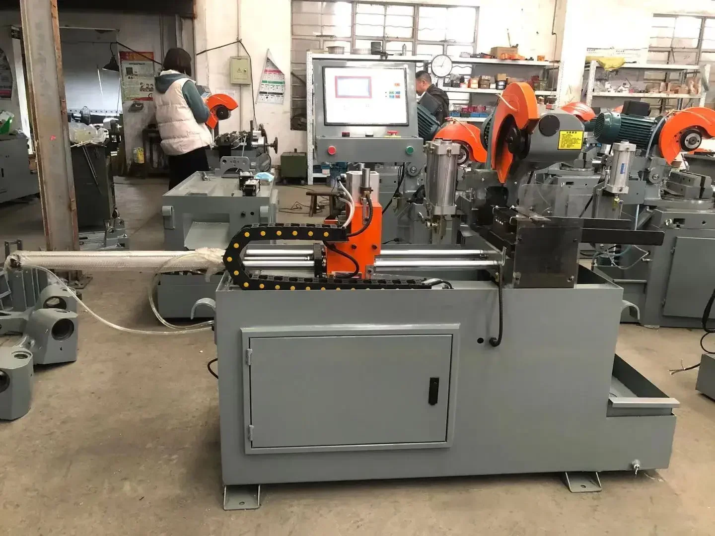 Nick Automatic CNC Pipe and Tube Cutting Machine MC315SL SS CS Metal Cutting Machine