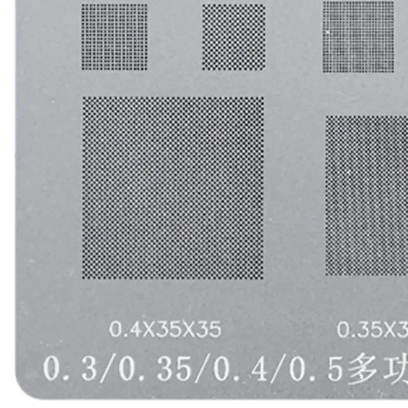 RELIFE Mehrzweck-BGA-Schablone für 0,3/0,35/0,4/0,5/Parallel/45-Grad-Loch, universelles Löten, BGA-Reballing-Schablone, Lötnetz – Detail 2