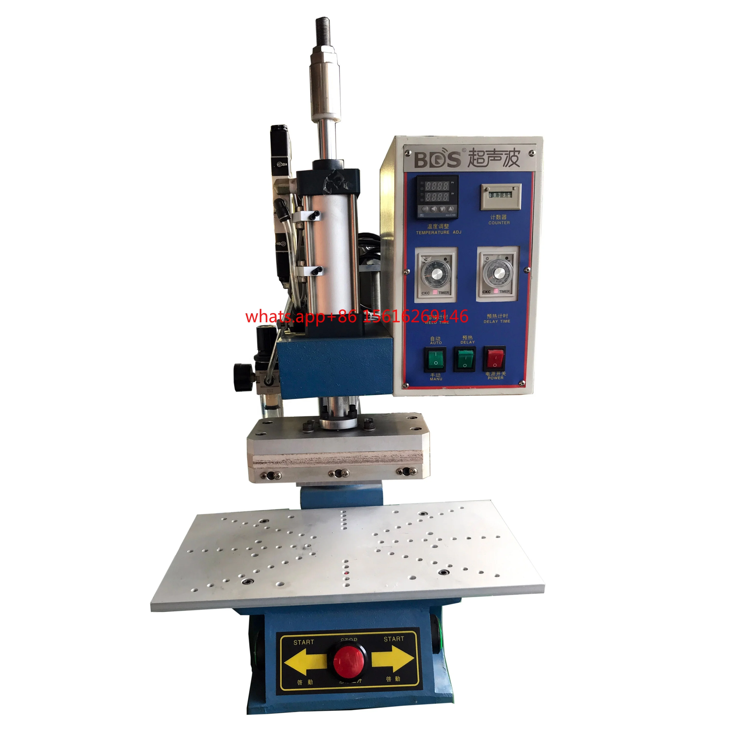

Pneumatic Cylinder Control Type Mini Heat Welding Machine for Plastic Welding