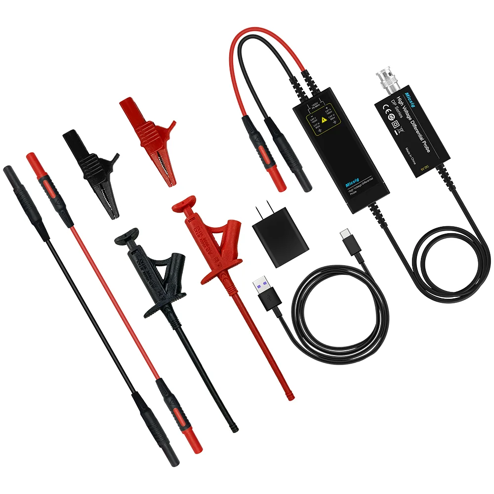 Micsig Oscilloscope High Voltage Differential Probe DP Series - DP10007/DP10013/DP7000 Oscilloscope Probe