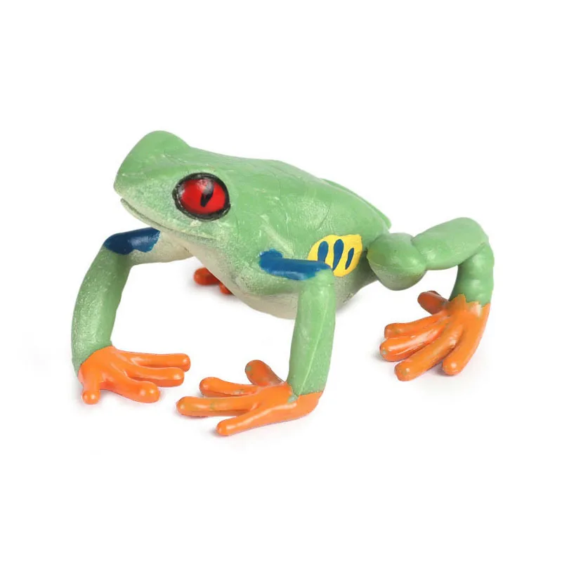 Simulation Animal Model Cognition Frog Tree Frog Red Poison Dart Frog Wild Animal Toy Ornaments