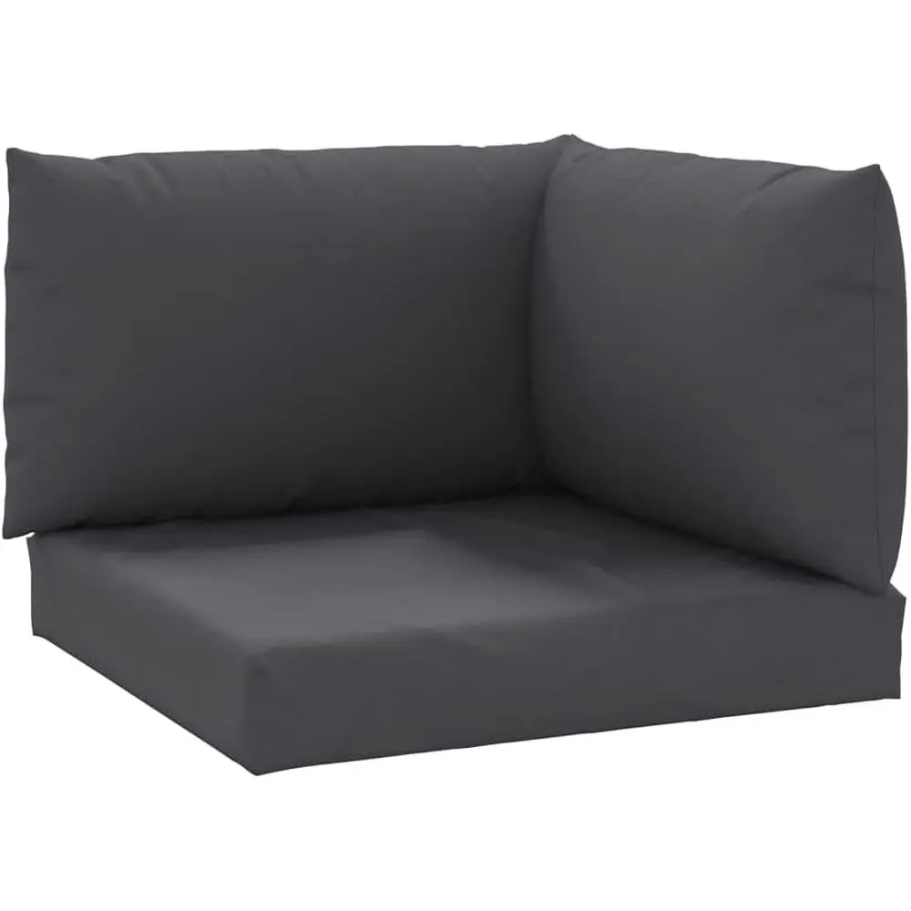 

3-Piece Charcoal Fabric Seat Cushion Set, 23.6 x 23.6 for Outdoor Patio Furniture and Garden Benches