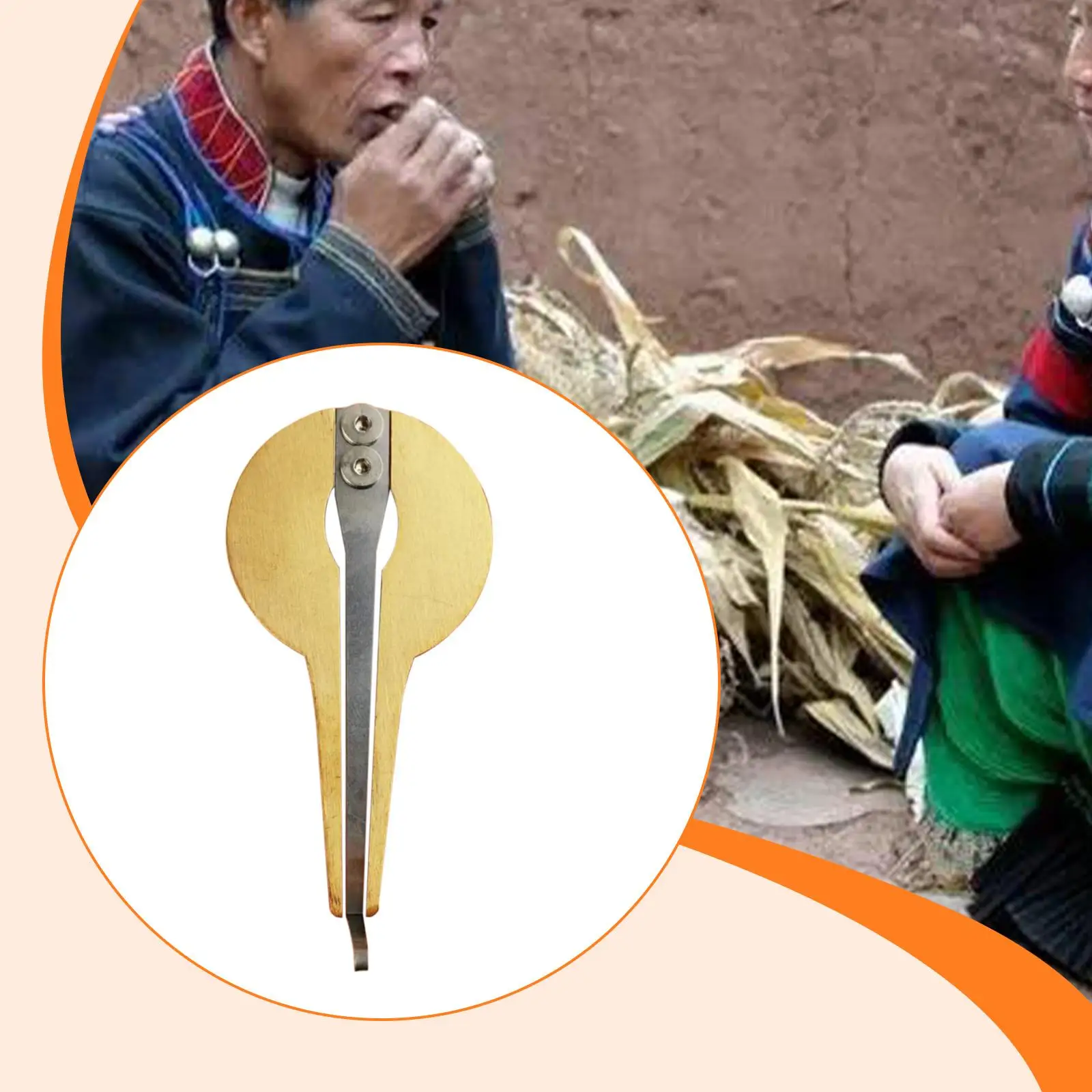 Russian Jaw Harp Folk Musical Instrument Beautiful Sound Beginner Friendly Mouth Harpa Gift for Ethnic Music Lovers