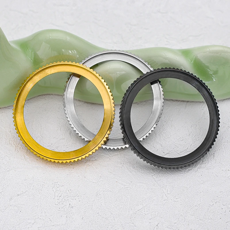 Stainless Steel Coin Turbo Bezel for SKX007 SRPD NH35 Case 41mm Rotating Bezel Compatible with SKX009 SKX011 SKX171 SKX173