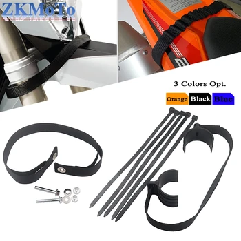 Motorcycle Front Rear Rescue Strap Pull Sling Belt Leashes For HUSQVARNA TC TE TX FC FE FX 125-501 For KTM SX SXF XC XCW XCF EXC