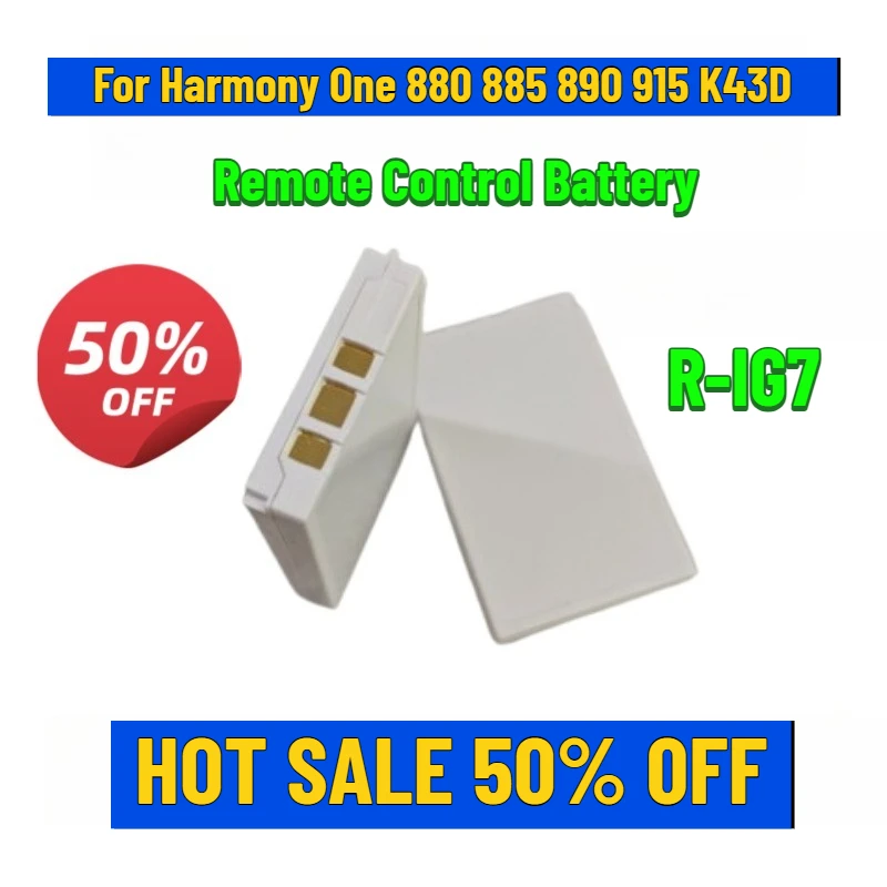 

Батарея для пульта дистанционного управления R-IG7 для Harmony One 880 885 890 915 K43D