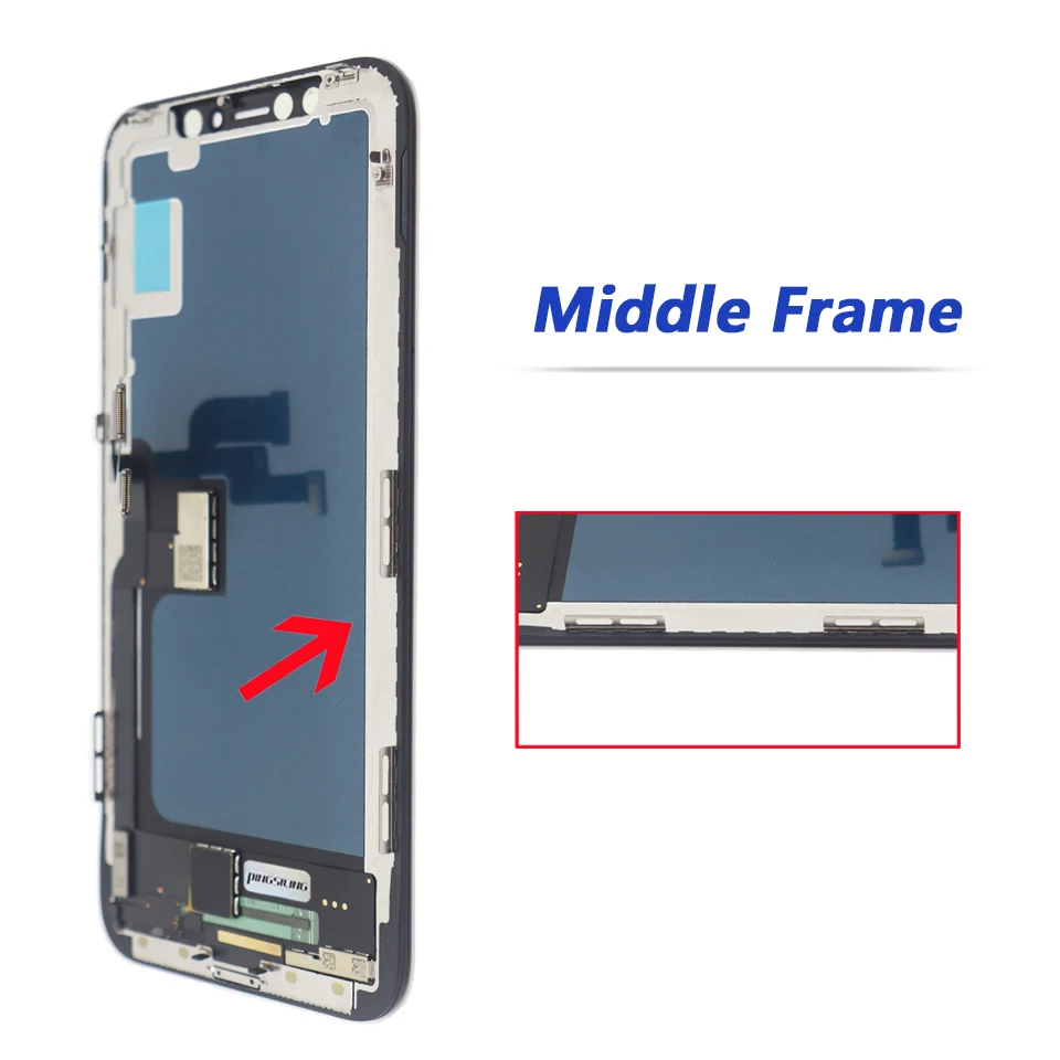 AAAA++++ OLED para iPhone X XR XS Max LCD Incell para iPhone 11 12 Pro Max Screen Display LCD con 3D Touch Digitizer Assembly 5