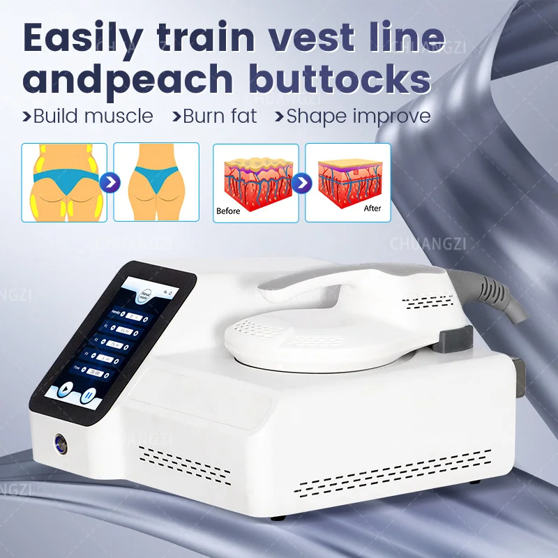 Portable EMS Body Sculpt Machine Fat Burning Muscle Building Non-invasive Body Contouring Body Sculpt Machine