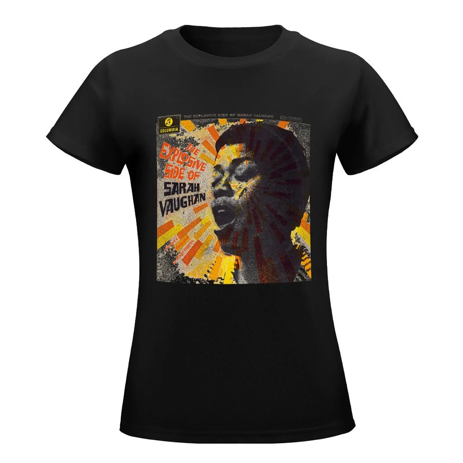 Sarah Vaughan Jazz T-Shirt graphics vintage clothes cute clothes summer clothes t-shirt dress for Women plus size