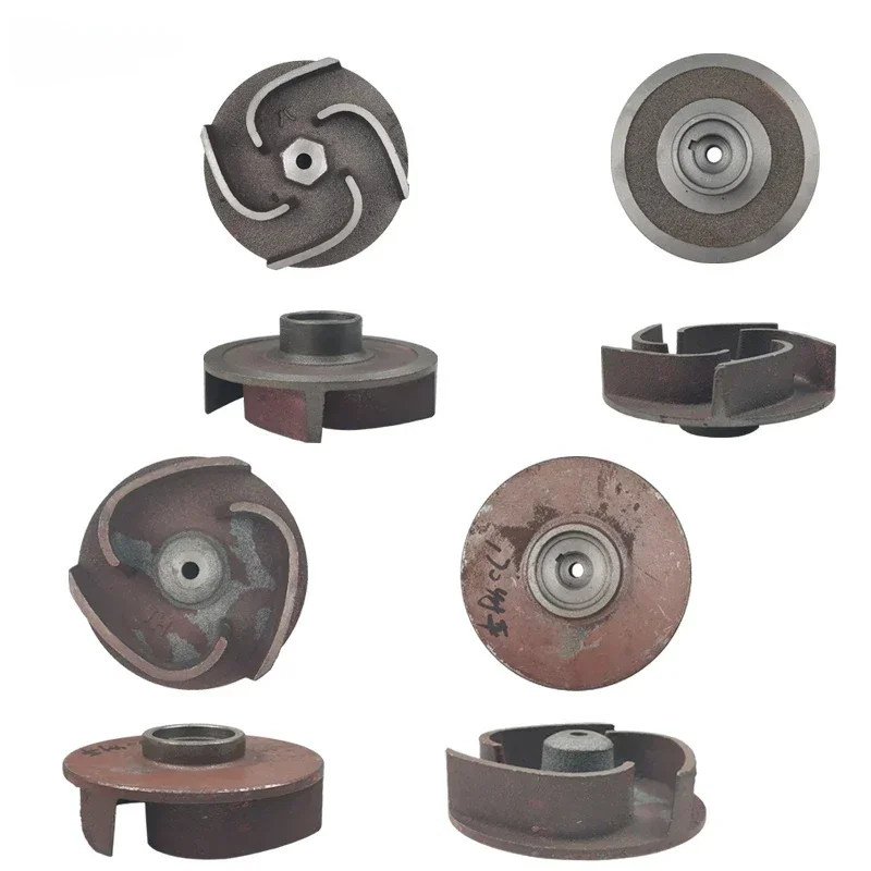 170F Cast Iron Water Pump Impeller Self-priming Pump Water Impeller For Gasoline Engine Sewage Pump Blade Centrifugal