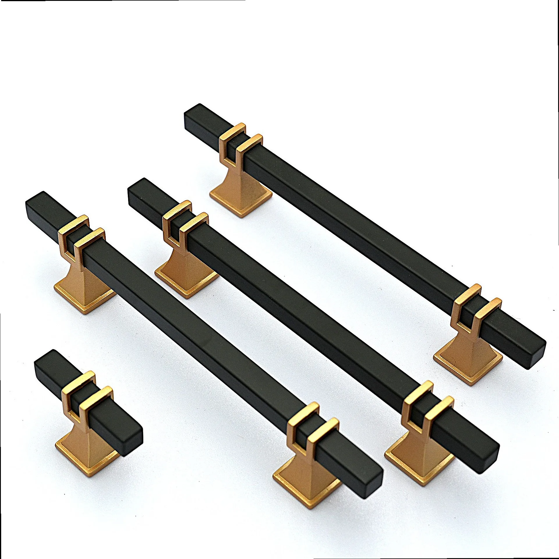 

Champagne Gold Black Silver Stainless Steel Handle Modern Wardrobe Cabinet Pull