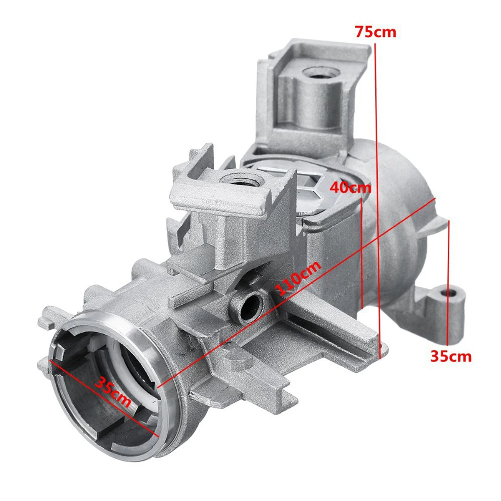 Areyourshop Ignition Switch With Lock Cylinder Key for VW Golf Jetta MK5 SEAT 1K0905851B 1K0953527D