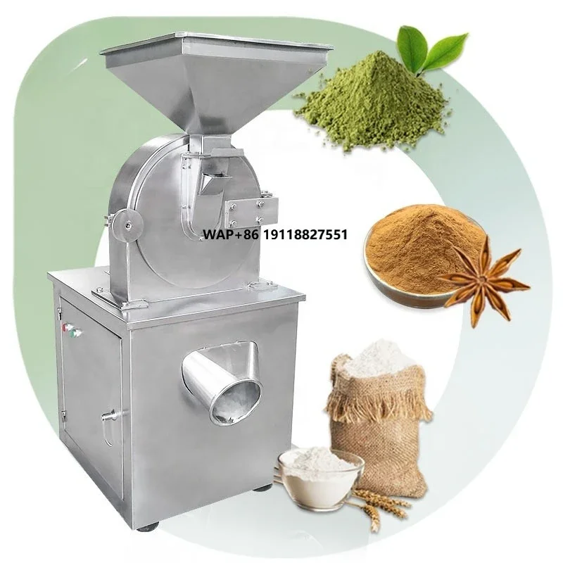 Rice Pulverized Electric Grinder 10kg Pulverizer 2 in 1 Machine Disc Mill Grind Equipment Hammer Mills
