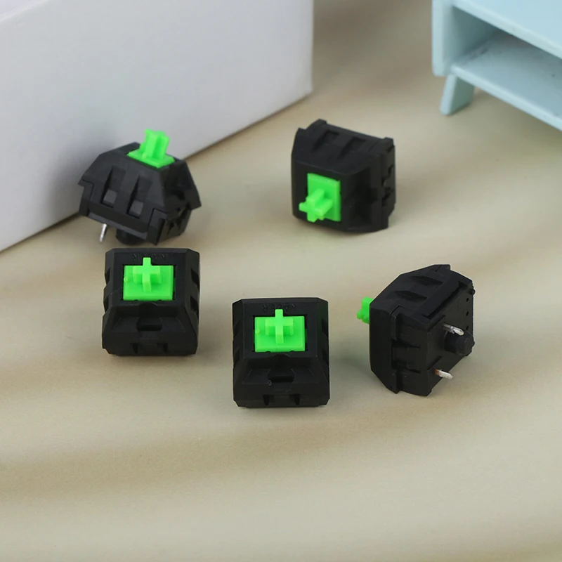 Gran oferta de interruptores RGB verdes para teclado mecánico Blackwidow Chroma Gaming y otros con interruptor led de 4 pines