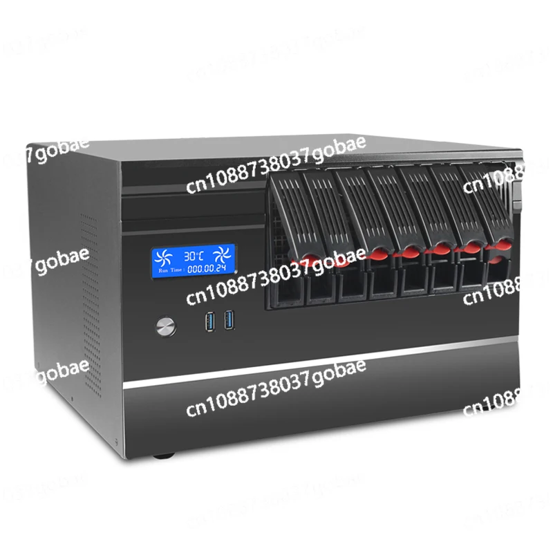 

Корпус N8 NAS 8, местоположение жесткого диска, совместимая с материнской платой MATX, контроль температуры, бесшумный сетевой сервер, компьютерный корпус