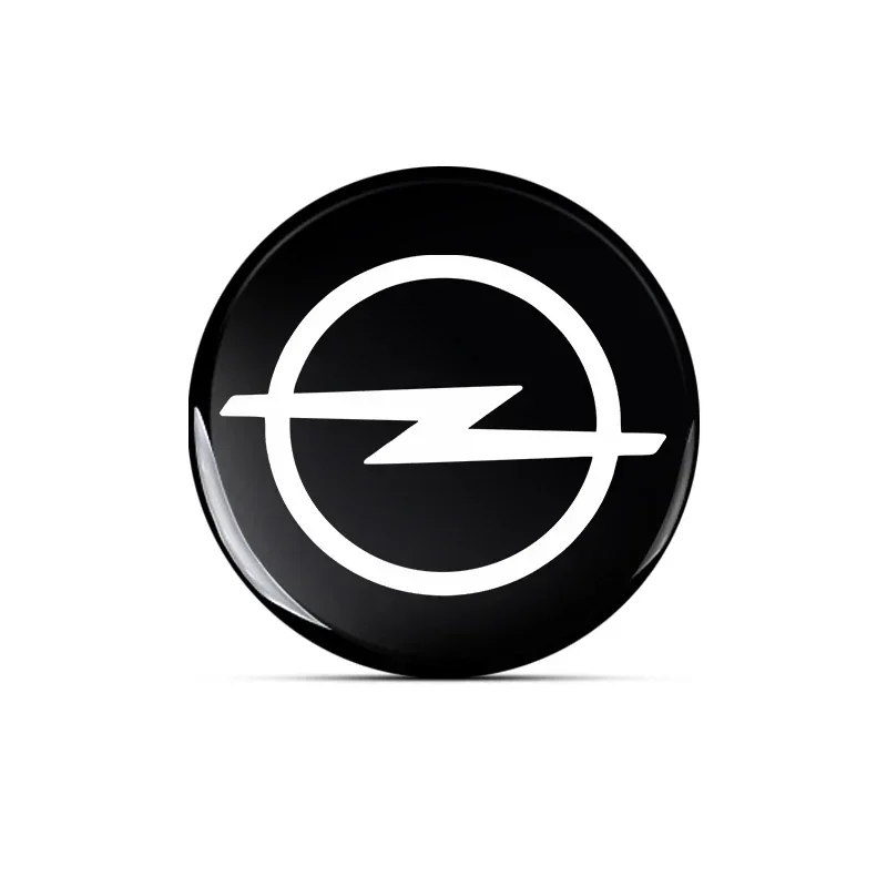 14MM Remote Car Key Aluminum Badge, Decorative Sticker for Opel Corsa Astra Insignia Zafira Meriva Mokka Grandland Vivaro