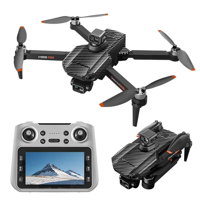 Drone GPS K919 MAX 4K Profesional HD Kamera Ganda Wifi 5G 360 °   Drone RC Quadcopter Lipat Tanpa Sikat Penghindar Rintangan