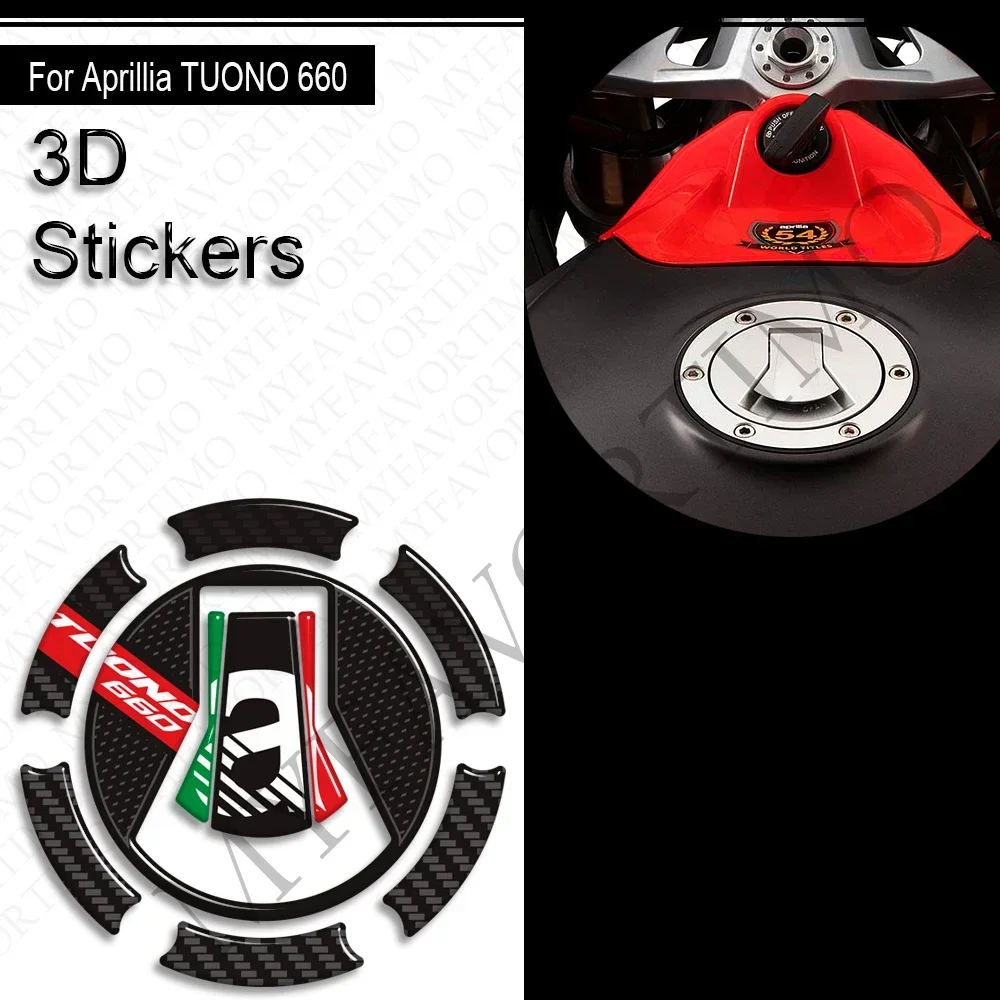 

For Aprilia TUONO 660 Factory Tank Pad Cap TankPad Gas Fuel Oil Kit Knee Fender Stickers Motorcycle TUONO660 Decals Protector