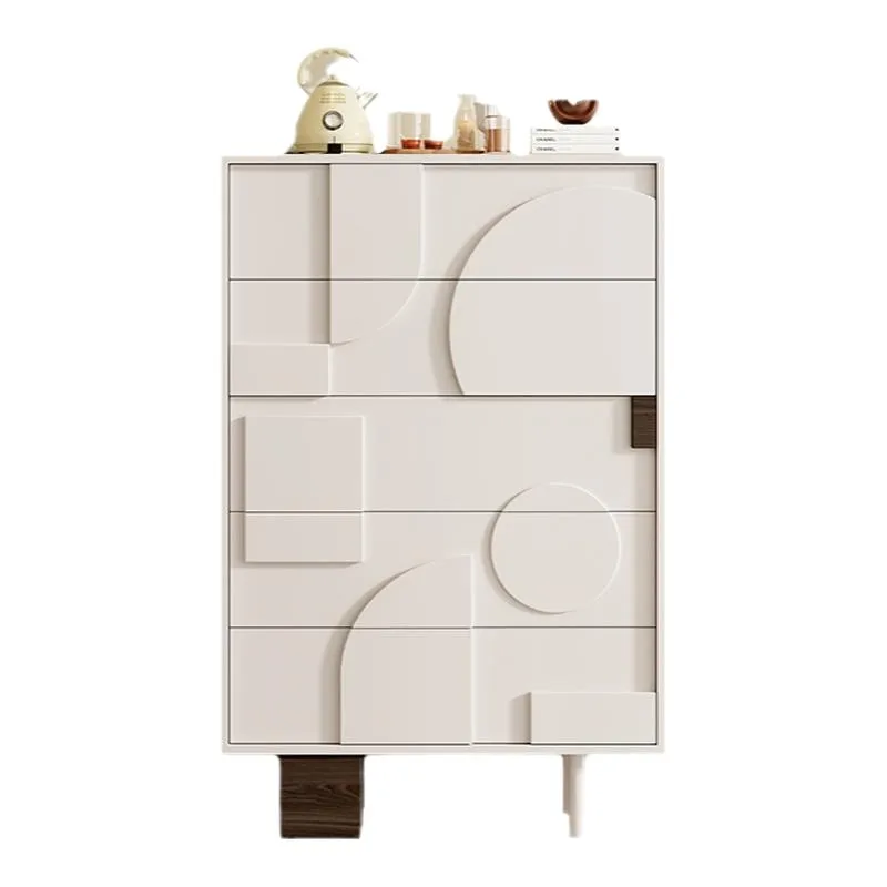 

French cream style chest of drawers, bedroom six chest of drawers, light luxury cabinet