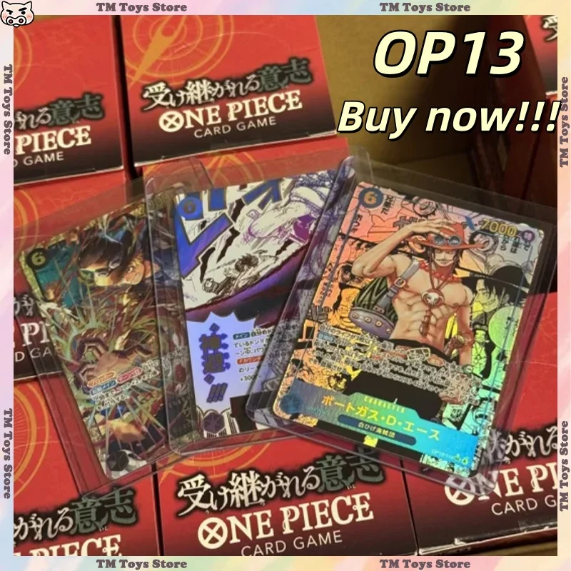 

OPC-13 One Piece OPCG TCG Game Card OP13 Carrying on His Will Japanese Version Sealed Collectible Card Box Gift Genuine IN STOCK