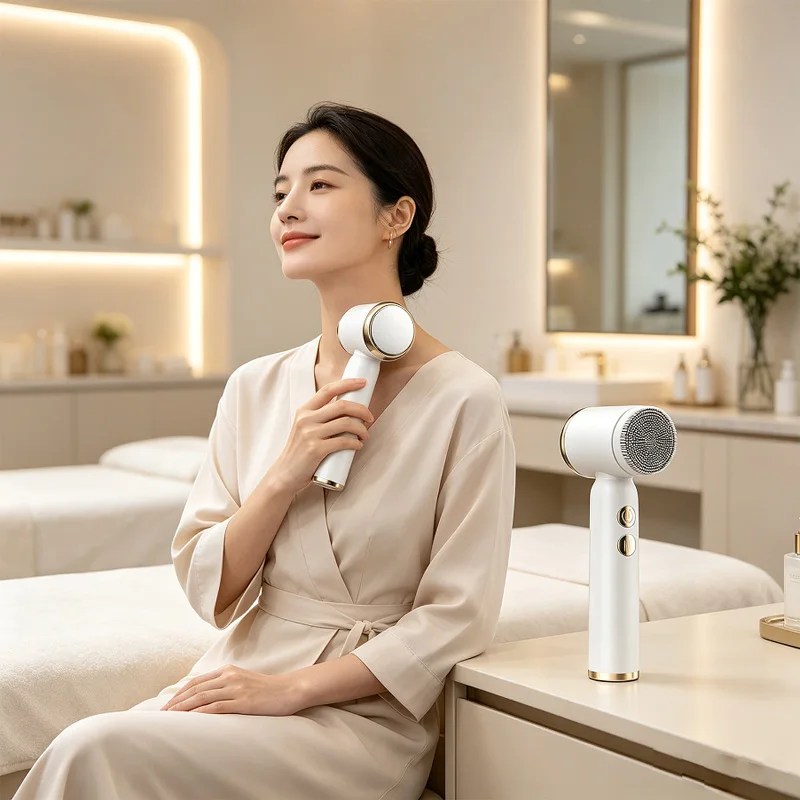 NEW Electric Facial Cleanser Face Wash Brush 6 in1 Silicone Beauty Instrument Facial Cleanser Brush Face Wash Instrument Cleaner