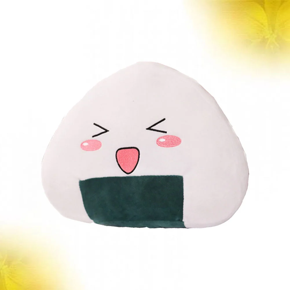 

1pc Adorable Throw Pillow Sushi Shape Cushion Short Plush Toy Decorative Stuffed Pillow for Kids Girls 30cm