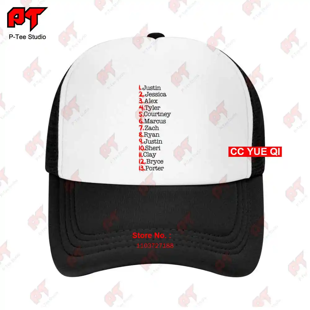 13 Reasons Why Tape Names Printed Baseball Caps Truck Cap 0DOW