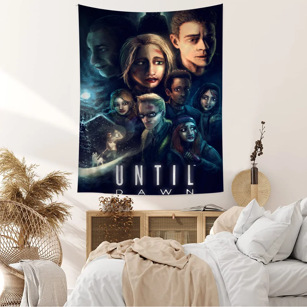 Until Dawn Hippie Wall Hanging Tapestries for Living Room Home Dorm Decor Art Home Decor