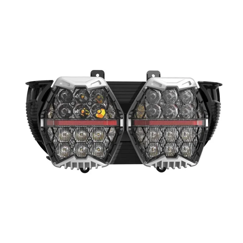 

НОВЫЙ сотовый светодиодный мотоциклетный фонарь мощностью 240 Вт для Road Glide FL. 2015 - 2022