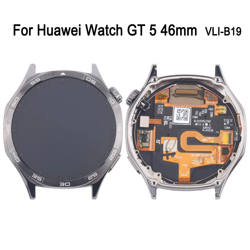

1.43-inch AMOLED Screen with Frame For Huawei Watch GT 5 46mm VLI-B19 Smartwatch Display Touch Screen, Repair Replacement Part