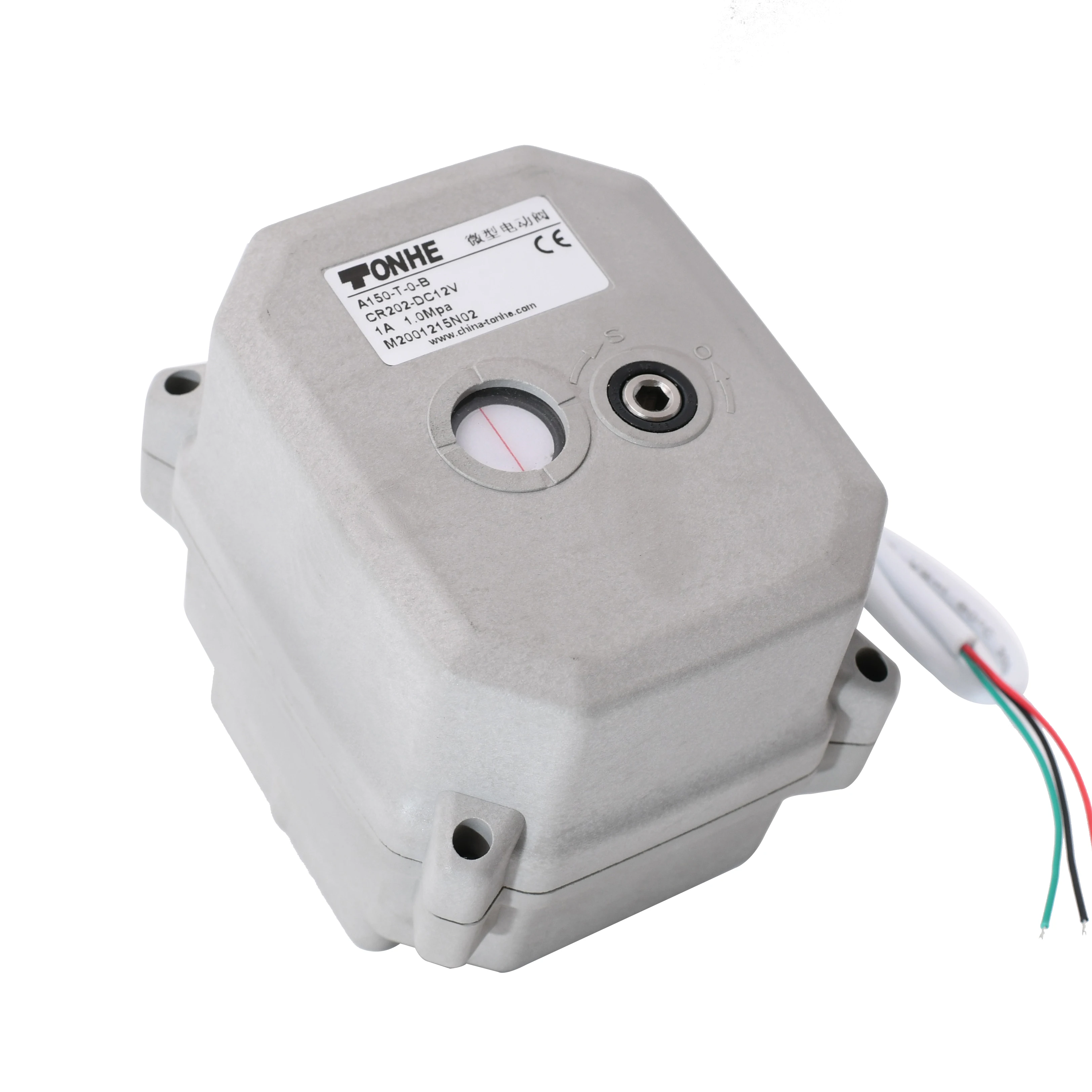 TONHE A150 15N ISO5211 F03 F05 AC 110V 220V صمامات المحرك الكهربائي على الخروج NC