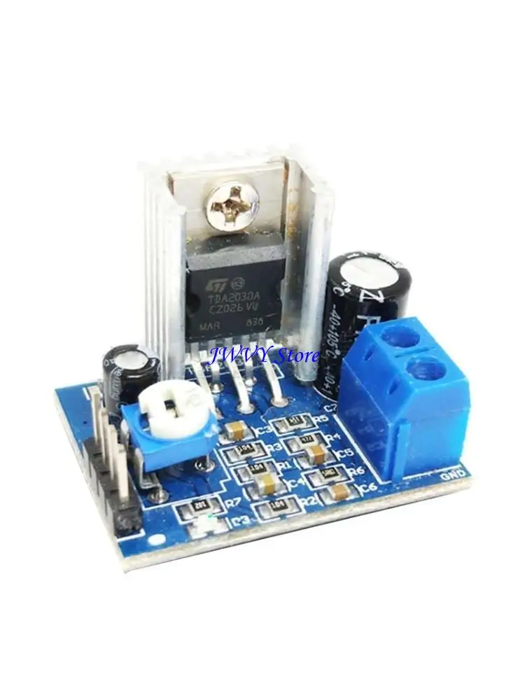 573A TDA2030 Mono Amplifier Board with Power Amplifier Module PCB Board 10 K Onboard Adjustable Resistance