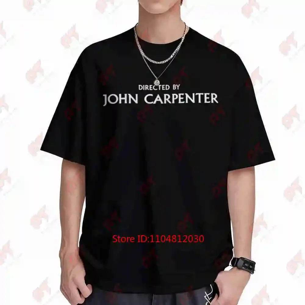Directed By John Carpenter Short Sleeve Tee 100% Cotton T-Shirt