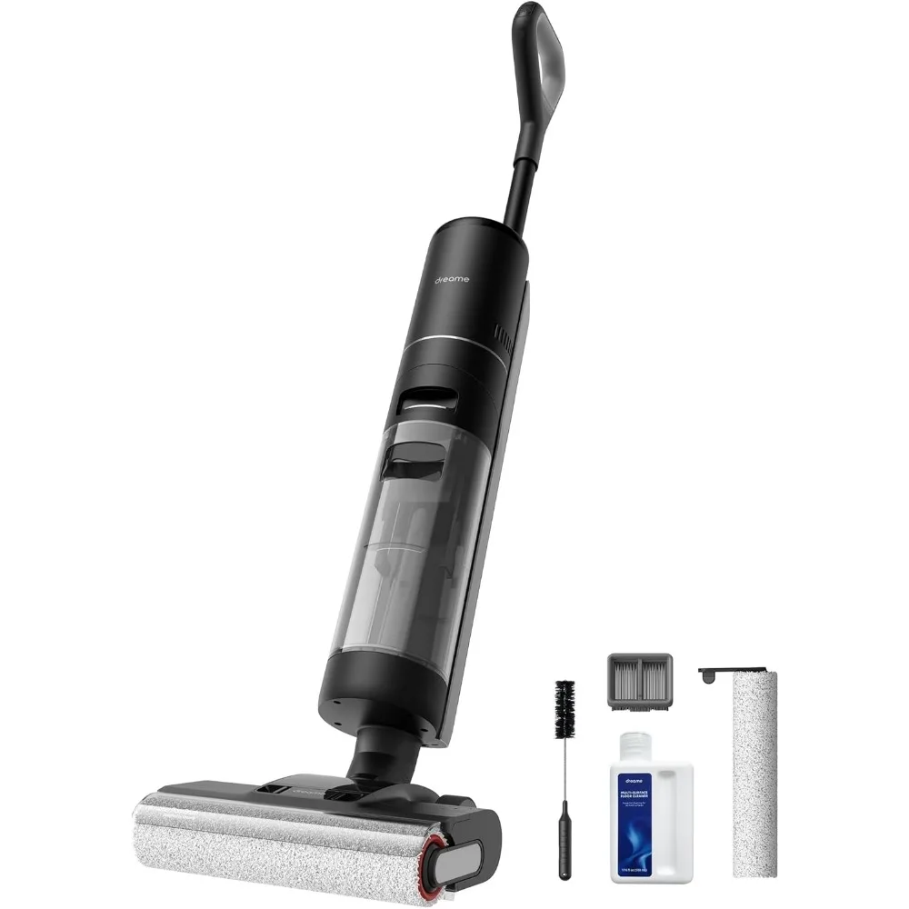 

Wet Dry Vacuum Cleaner, Cordless Vacuum Mop All in One, Smart Floor Cleaner for Hard Floor, with Hot Air Drying